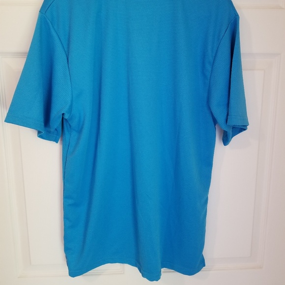 Sea Sun Polo NWT Medium Blue Short Sleeve Ribbed - Picture 6 of 6